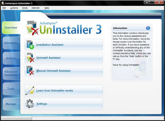 Product picture Ashampoo Uninstaller Windows XP/Vista